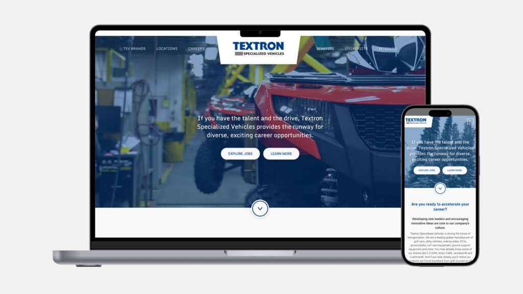 Textron Specialty Vehicles Website